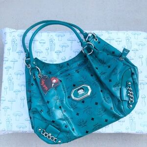 Blue an teal big Betty Boop Bag brand new
